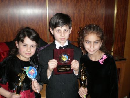 Trio after the recital at Carnegie Hall 3.28.2010